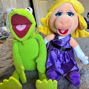 Scentsy Kermit and Miss Piggy Plush Dolls